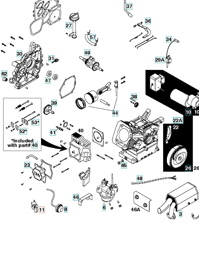 Kluczowy zestaw startowy 5324249-54