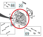 Górna czapka 5324292-54 Górna czapka 5324292-54