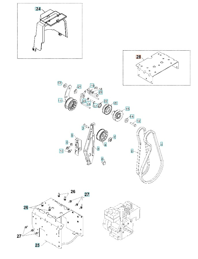 Płyta silnika 5324292-69