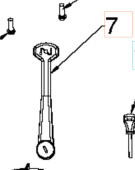 Dźwignia 5324348-74 Dźwignia 5324348-74