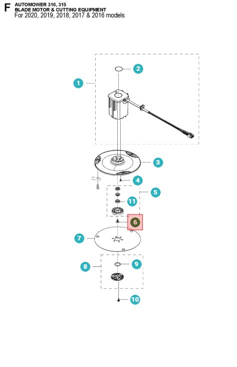 śruba K6SF M6X8 FZB