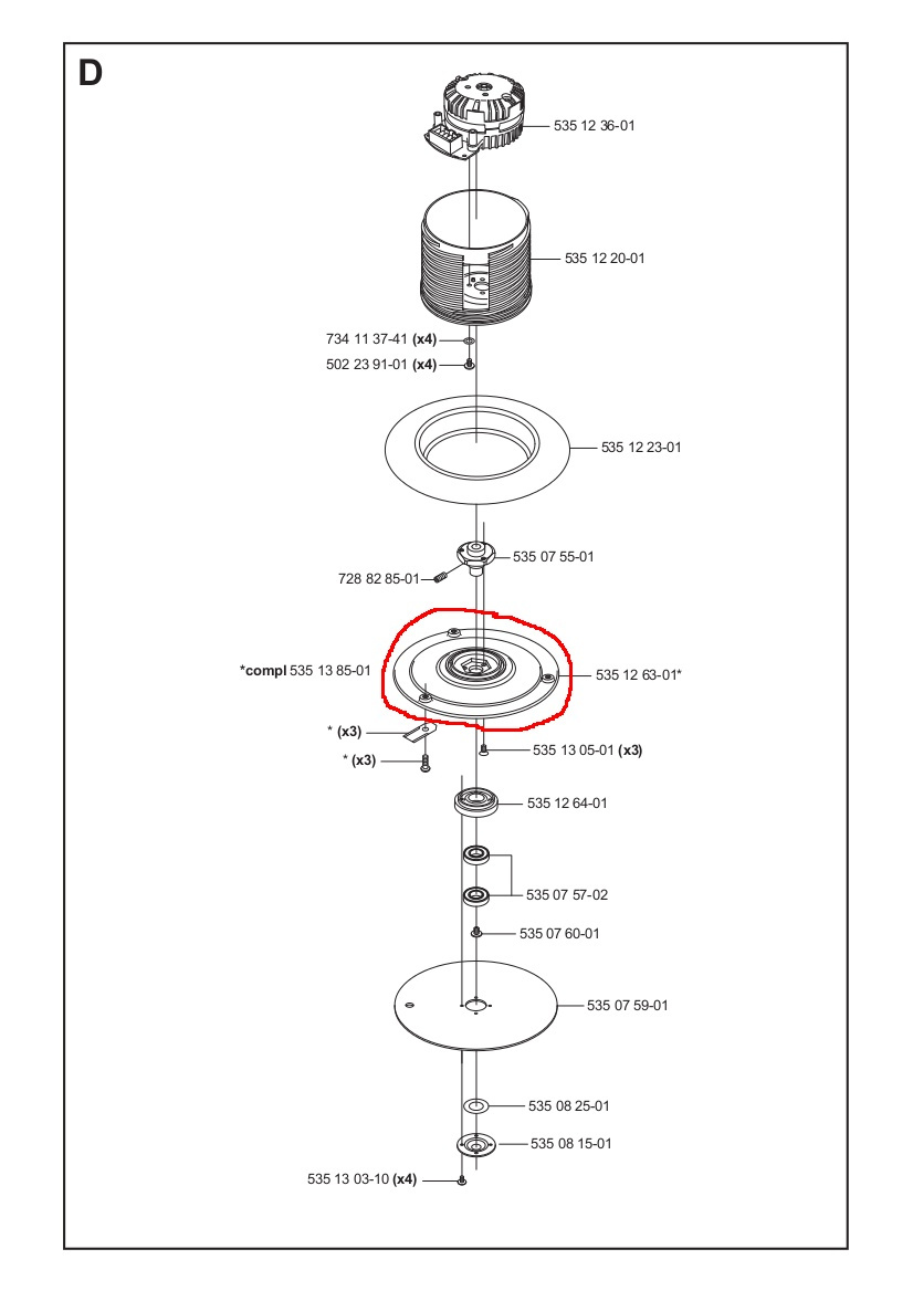 TARCZA TNĄCA 210C, 220AC, 230ACX, Solar, R160
