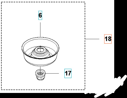 Zestaw części zamiennych wspornika 5353344-01