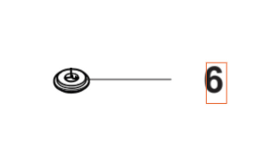 Wrzeciono tarczy 8 mm