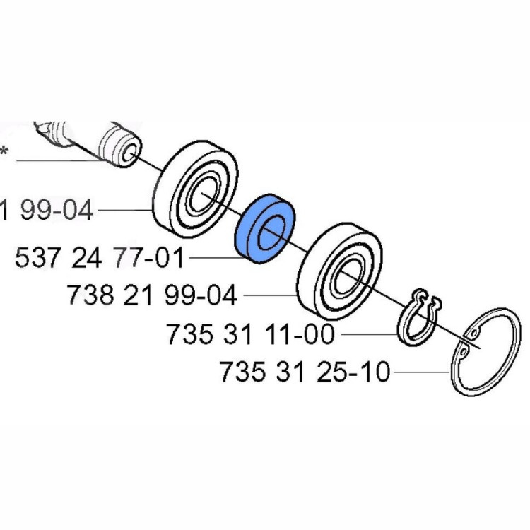 Tuleja Dystansowa 5372477-01
