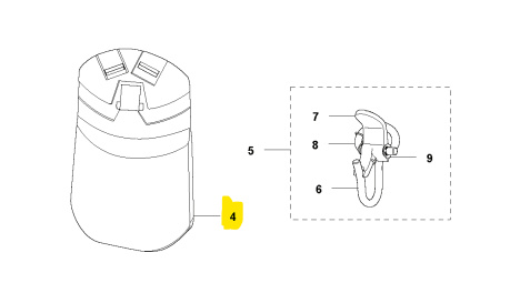 Podkładka biodrowa 5372759-01