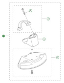 Osłona tarczy z adapterem, 200 mm Osłona tarczy z adapterem, 200 mm