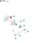 Sprężyna sprzęgła 340-353/440-462/545/550 Sprężyna sprzęgła 340-353/440-462/545/550
