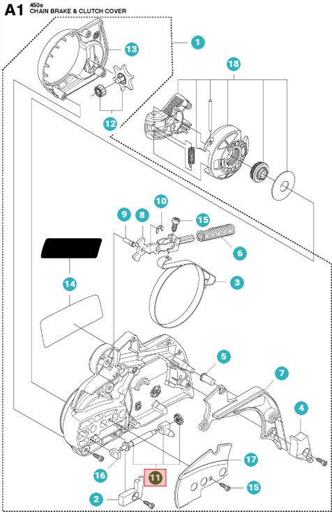 Śruba napinacza łańcucha 5373929-01