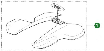 Górna pokrywa Automower 320 Nera