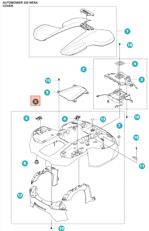 Podwozie Automower 320 Nera