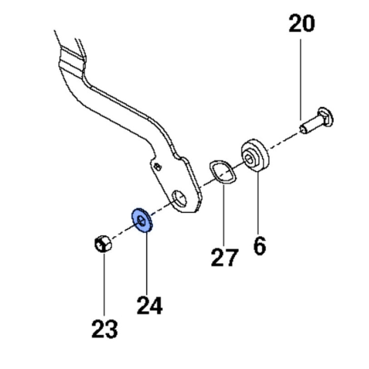 Podkładka Sprężyna-, 7/16 5391028-43
