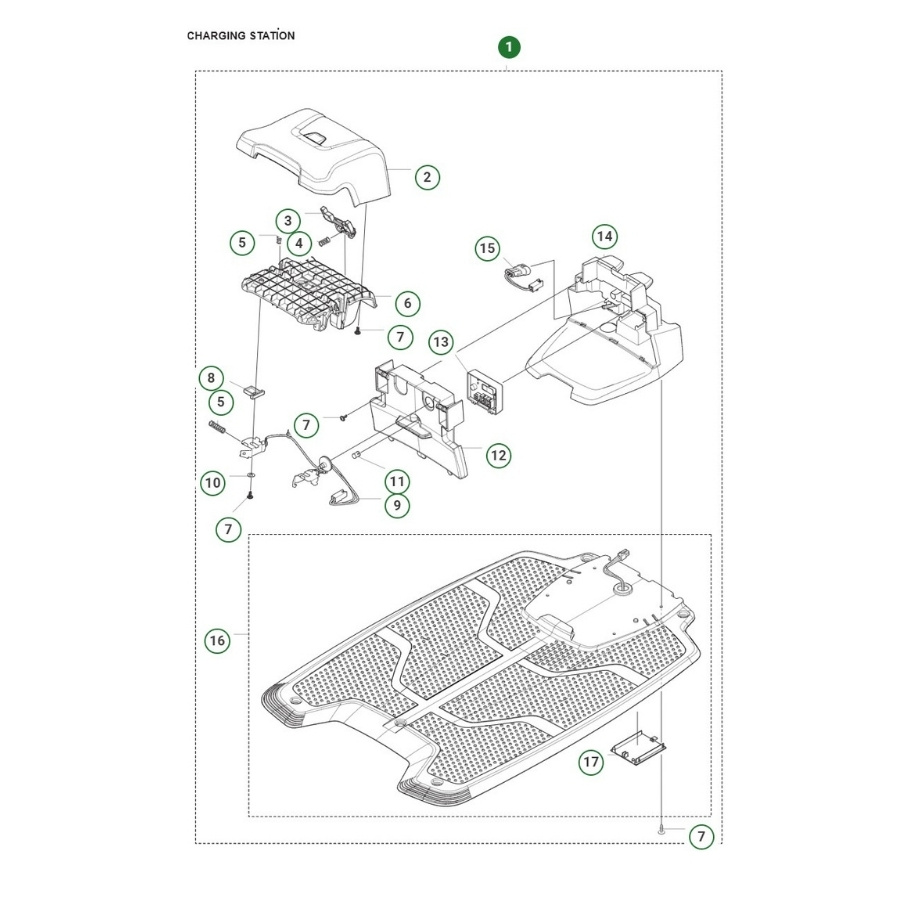 Stacja ładująca Automower R6V, 308V, 312V