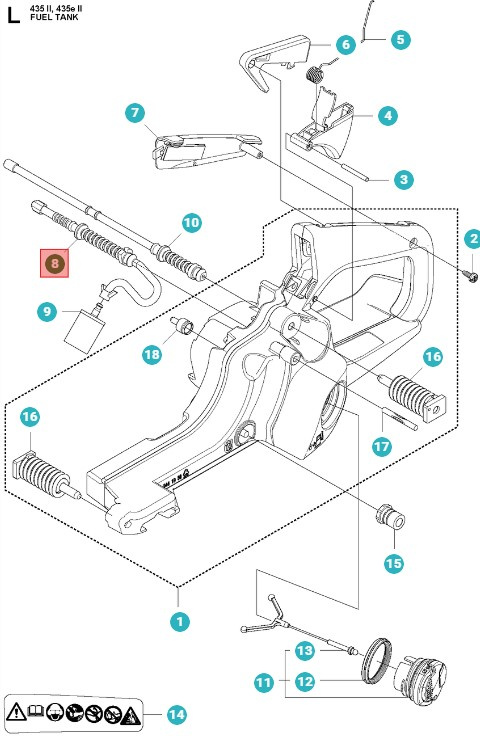 Przewód paliwowy 5441286-04