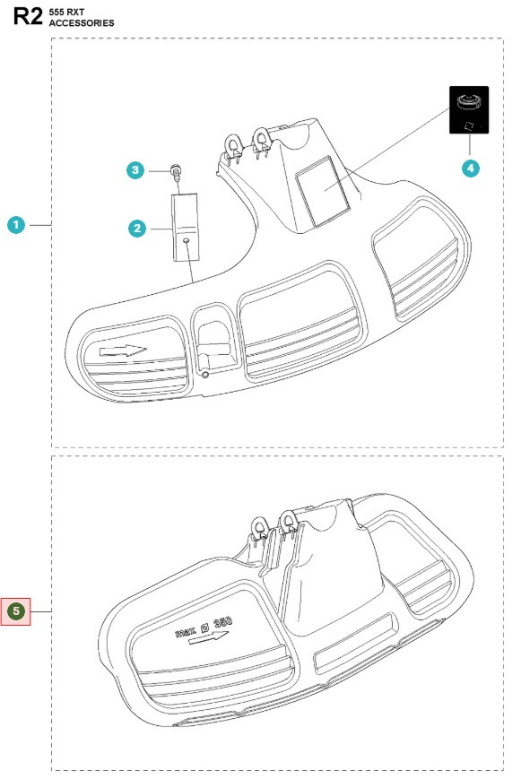 Osłona ostrza Grass 355FX, 355RX, 555FX, 555RXT