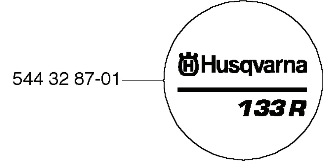 Naklejka, Rozrusznik 5443287-01