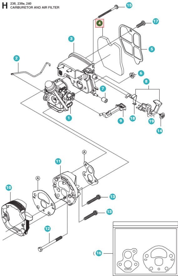 Filtr powietrza 5450618-01