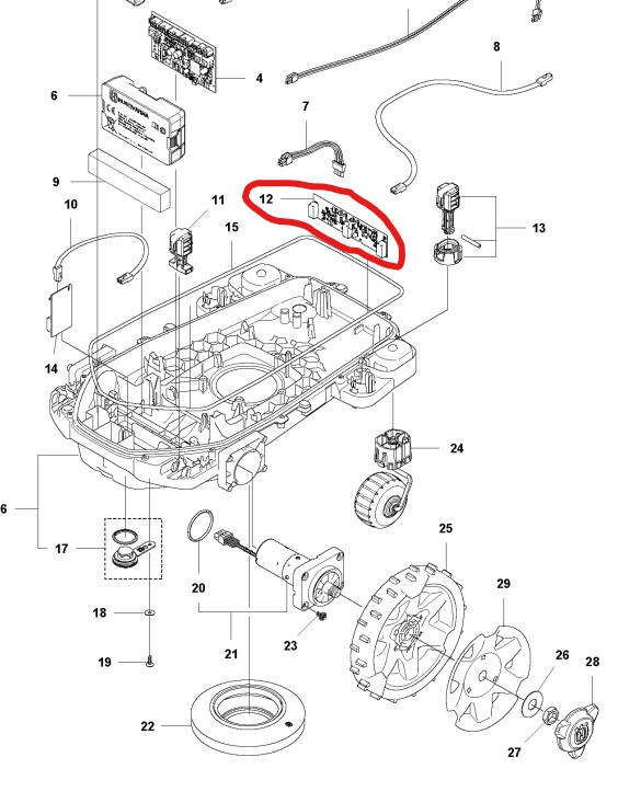 PŁYTKA PCBA Loop Sensor