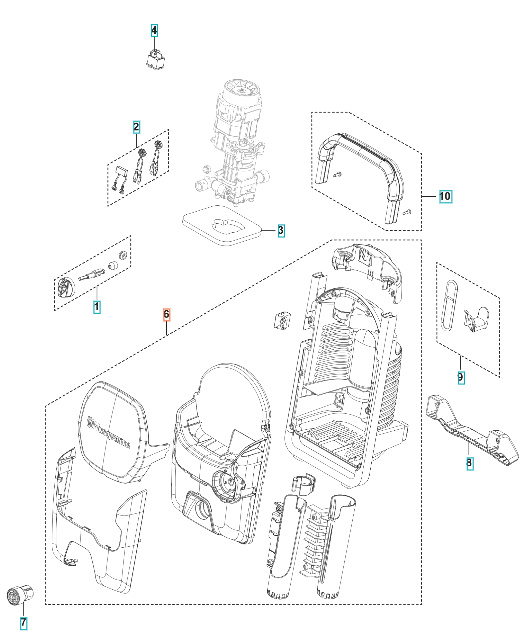 Zestaw osłon, Pw 130 5460902-01
