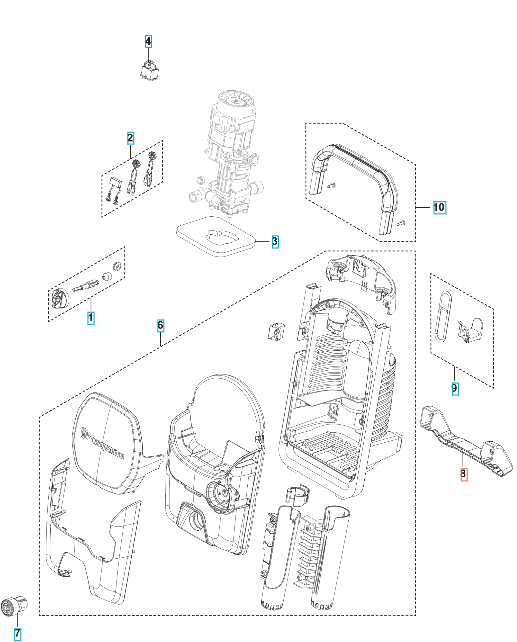 Zestaw haków do kabli 5460905-01