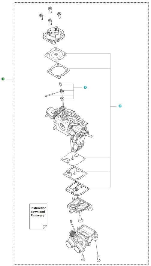 Zestaw gaźnika 560/562Mkii 5461482-01