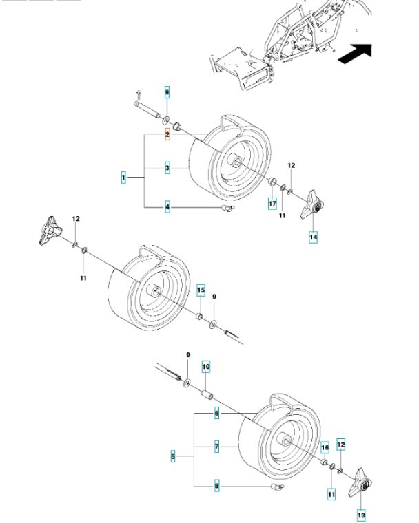 Obręcz R111B, R111B5, R112C, R112C5, R112iC, FR2311, FR2312