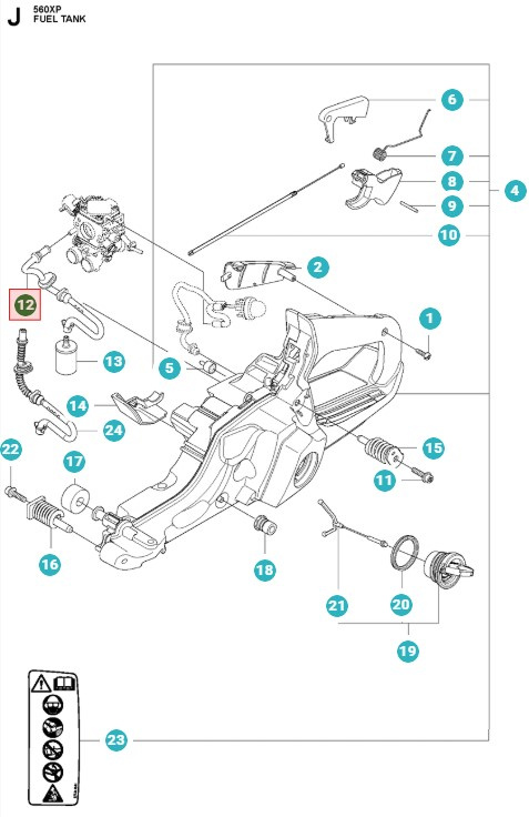 Przewód paliwowy 5739935-03