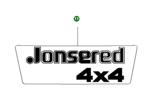 Naklejka Jonsered 4x4