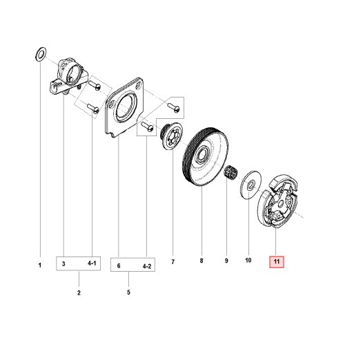 Sprzęgło Husqvarna 120
