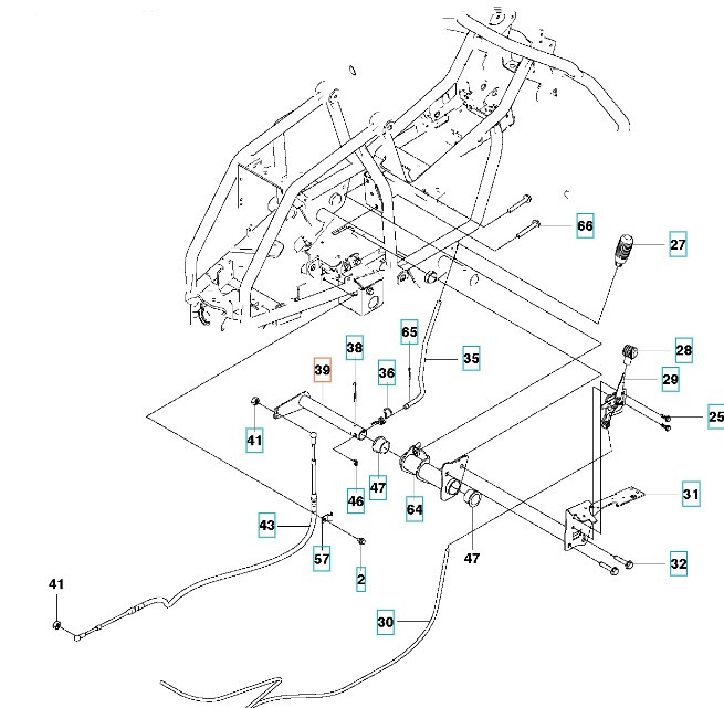 Dźwignia zmiany biegów