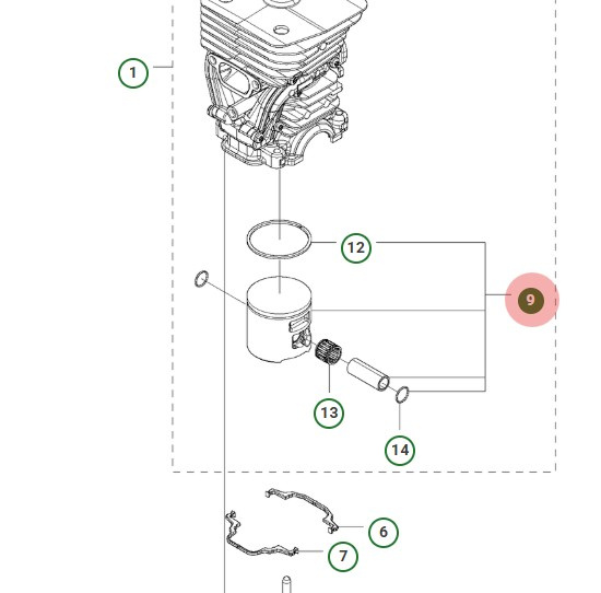 Tłok Kpl 5746440-02