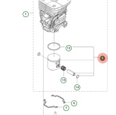 Tłok Kpl 5746440-02 Tłok Kpl 5746440-02