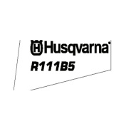 Naklejka Husqvarna R111B5 Naklejka Husqvarna R111B5