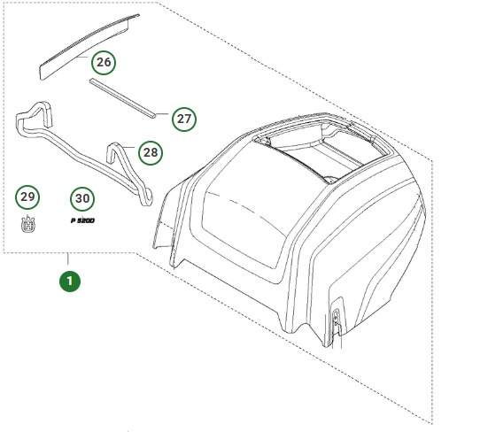 Pokrywa Silnika 5757500-01