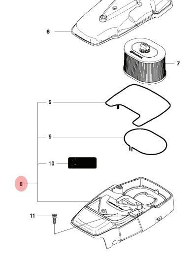 Pokrywa Cylindra Kpl K1260 5765532-01