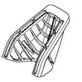 Uchwyt blokujący, reduktor pyłu Uchwyt blokujący, reduktor pyłu