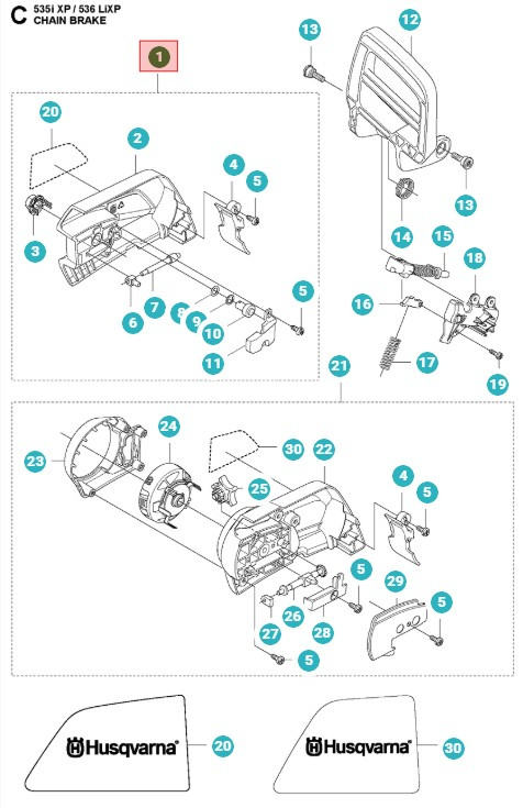 Osłona sprzęgła 330i, 436Li, 535i XP, T535i XP, 536LiXP