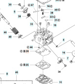 Membrana 345FR, 545FR, 545FX, 545RX, 550XP, CS2245 Membrana 345FR, 545FR, 545FX, 545RX, 550XP, CS2245