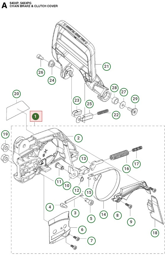 Osłona Sprzęgła Kpl 543Xp 5774338-01