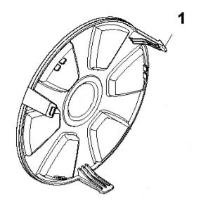 POKRYWA PIASTY Gardena R38Li-R80Li, Flymo 1200R