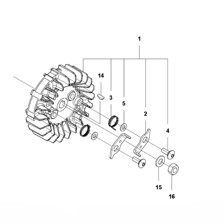 Koło zamachowe Kpl 5794659-01