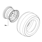 Koło Kpl 5807693-01 Koło Kpl 5807693-01