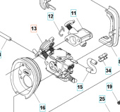 Gaźnik 345FR, 545FR, 545FX, 545RX Gaźnik 345FR, 545FR, 545FX, 545RX