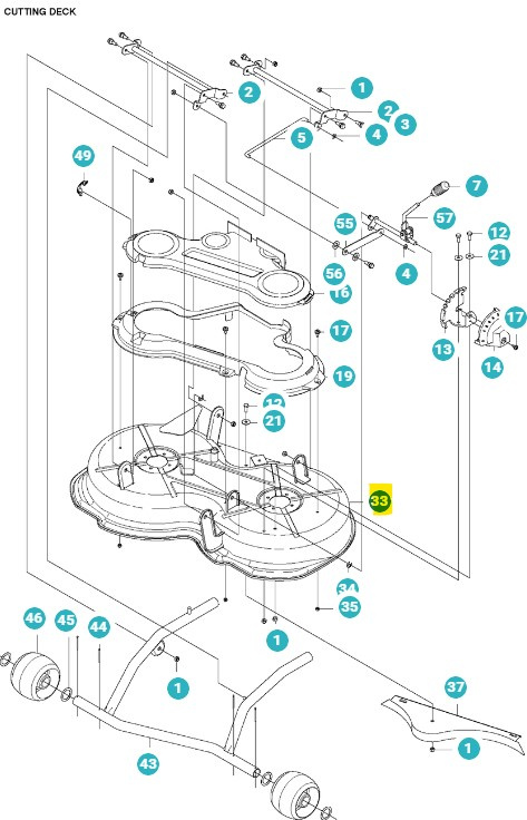 Jednostka tnąca Rider 112C, 111B, FR2312