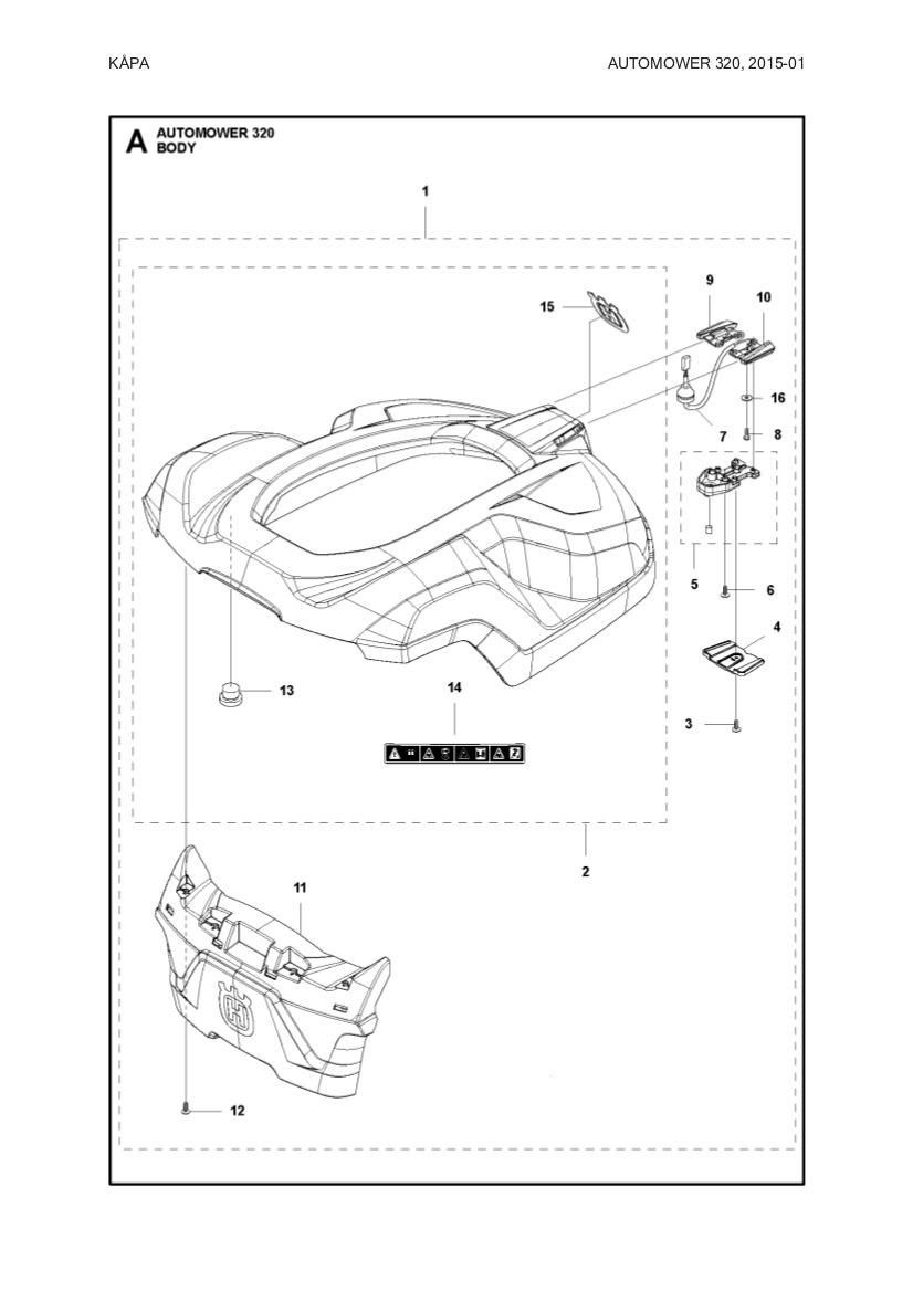 Nadwozia kit grey AM 320, 420, 440