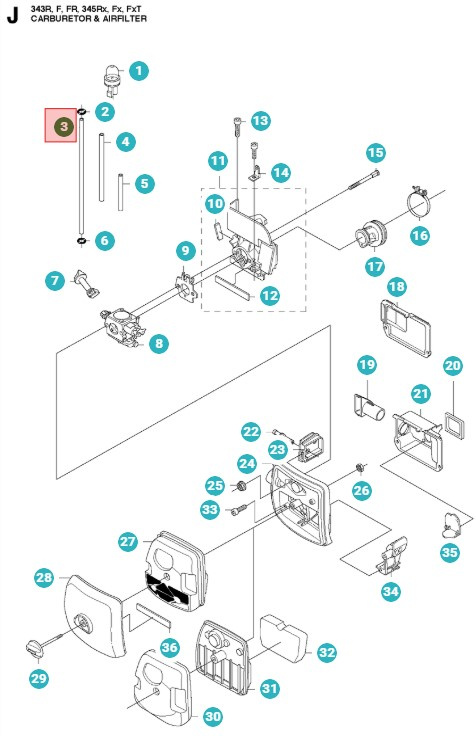 Przewód paliwowy 5817561-23