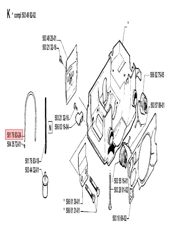 Przewód paliwowy 5817561-25