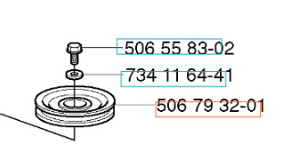 Koło napinacza paska