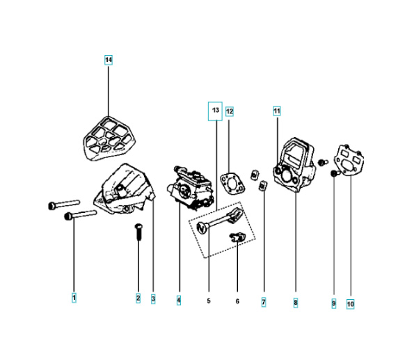 Gaźnik Husqvarna 120, 125