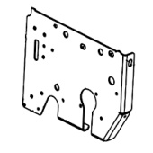 Ramka lewa - Ms668 - Orang 5838084-03 Ramka lewa - Ms668 - Orang 5838084-03